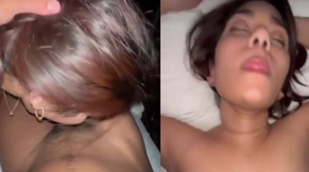 Sexy girlfriend masti mein apne bf ka mota kadak lund apne muhn mein lekar suck karke deep blowjob deti hai aur phir apni chut chudwati hai. Ladka aaram se apna mota kadak lund apni sexy girlfriend ki chut mein daal kar bade aaram se missionary style mein chudai kar raha hai aur maza le raha hai.