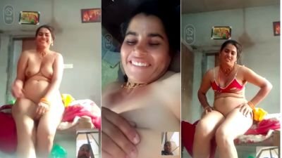 Desi milf cheat on her man and enjoys video call sex