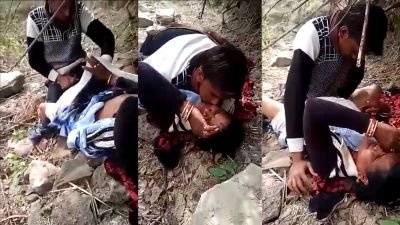 Devar and his friend record outdoor pron with Bhabhi