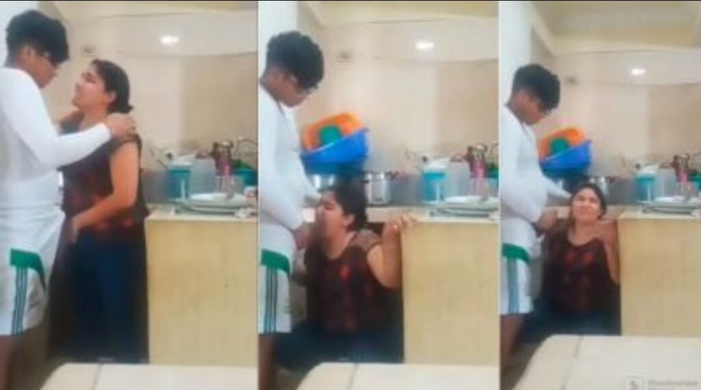 A young guy lives with his GF Shruti. One day, he gets horny when he wakes up. He watches porn and gets horny. He searches for his GF and finds her in the bedroom. He asks her to come to fuck, but his GF gets another idea. She gets on her knees and takes out her lover’s dick from his pants. After that, the horny Shruti gives a blowjob to him, and her lover records their couple sex video.
