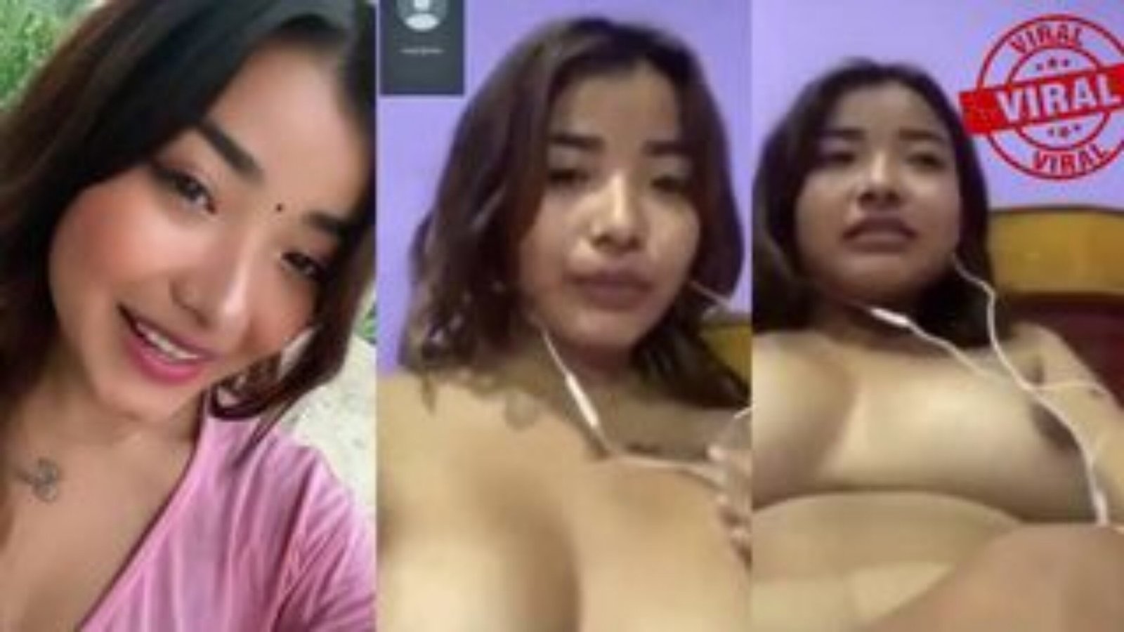 Cute Nepali TikToker Gangu Chettri 7.2 mins viral kanda