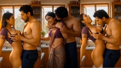 HD kitchen sex of a devar undressing and fucking his bhabhi