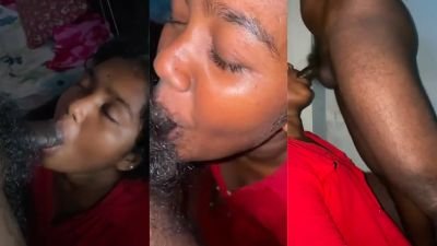 South Indian slut sucks an Indian BBC until he cums